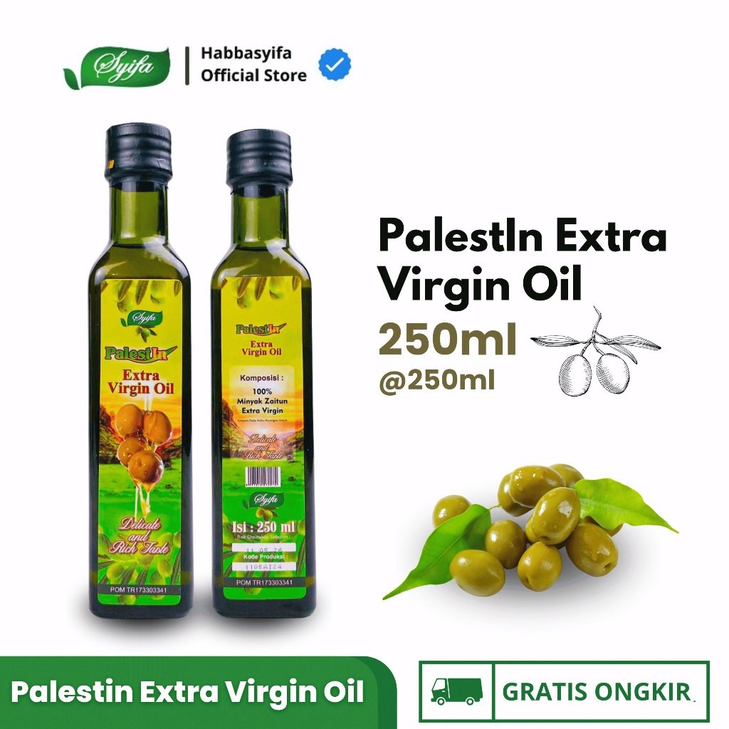 

Minyak Zaitun Palestin Extra Virgin Olive Oil 250 ml