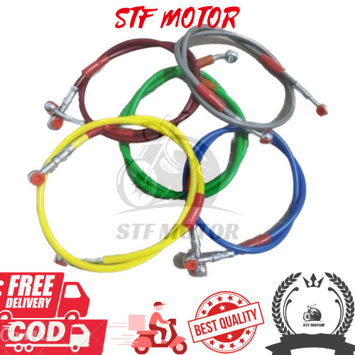 Selang Rem Nmax Aerox Pcx Lexi Depan Ke Belakang 215 Cm SELANG REM MOTOR / SELANG REM KALIPER / SELA