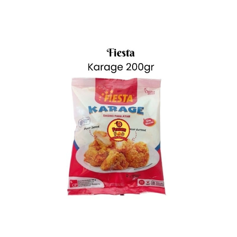

Nugget Fiesta Karage 200gr Naget daging paha ayam krispi dan juicy