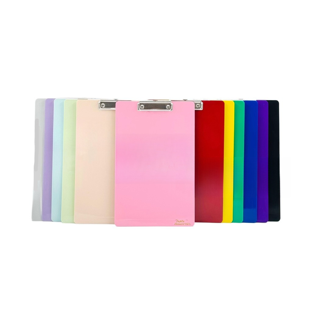 

CLIPBOARD PLASTIK FOLIO F4 TOPLA 709 / Papan Jalan / Papan LJK Ujian Plastik Folio F4 Topla Pastel Doff Creative 709