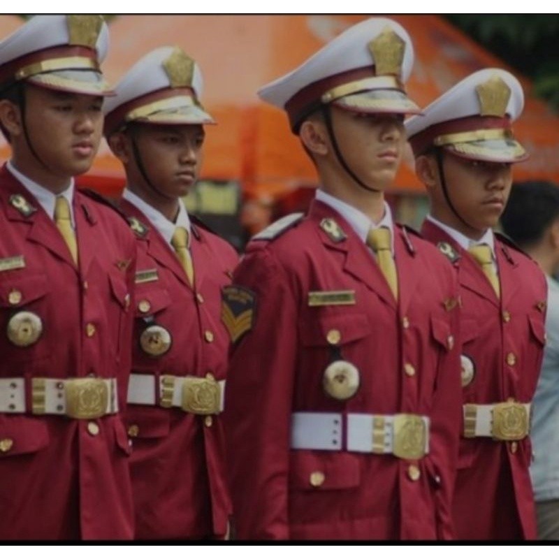 B13 seragam paskibra costum baju_celana+ kopel TERBARU