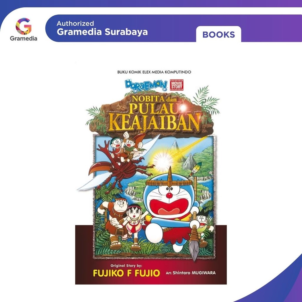 Gramedia Surabaya - Doraemon Movie Story: Nobita Dan Pulau Keajaiban