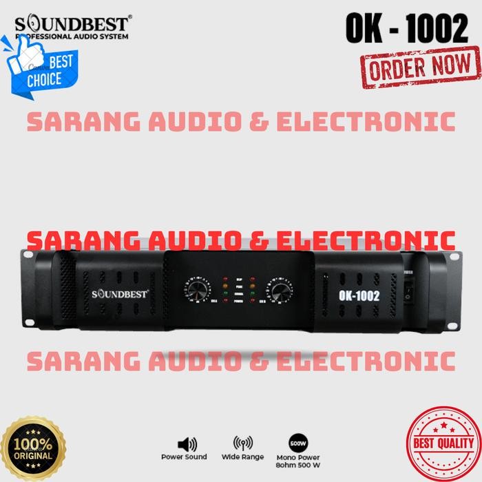 Power Amplifier SOUNDBEST OK 1002 Original OK1002