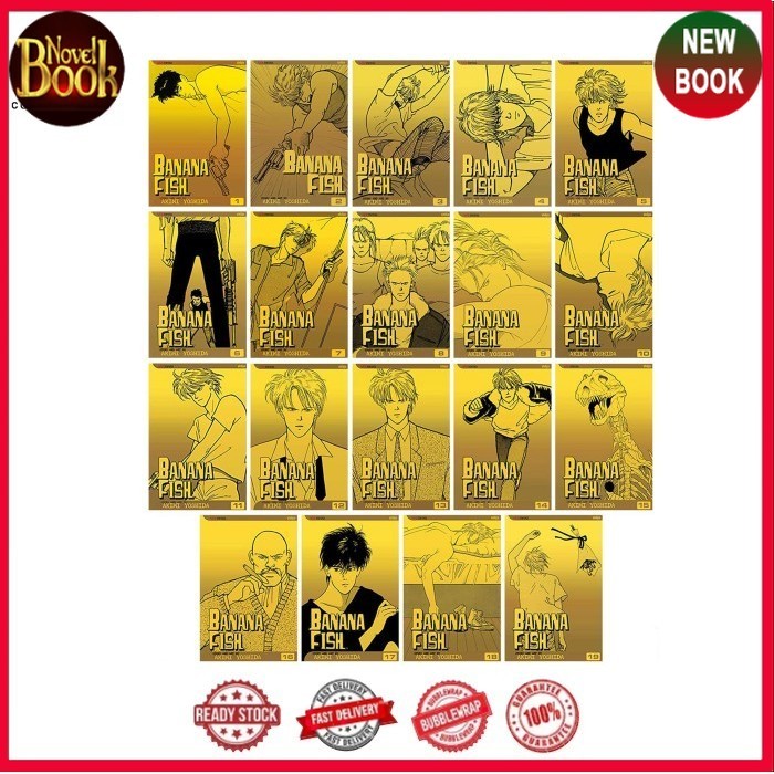 Banana Fish Manga complete, Vol. 1-19 (English) - TokoNovelBook