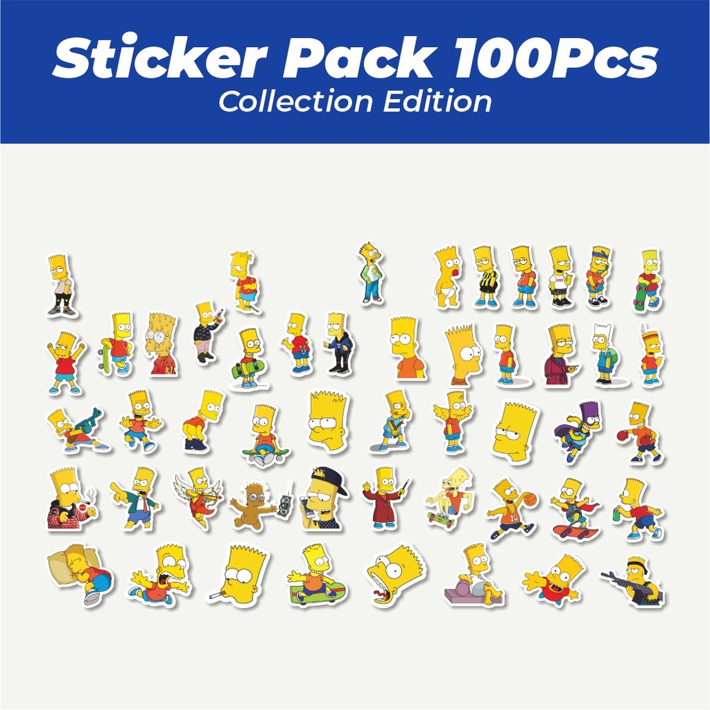

Hot Stiker The Simpson Series Homer 2 Lucu Anti Air Stikers Berperekat Waterproof Sticker Decal Buat Motor Helm Buku Journal Koper Casing HP Laptop Botol Minum
