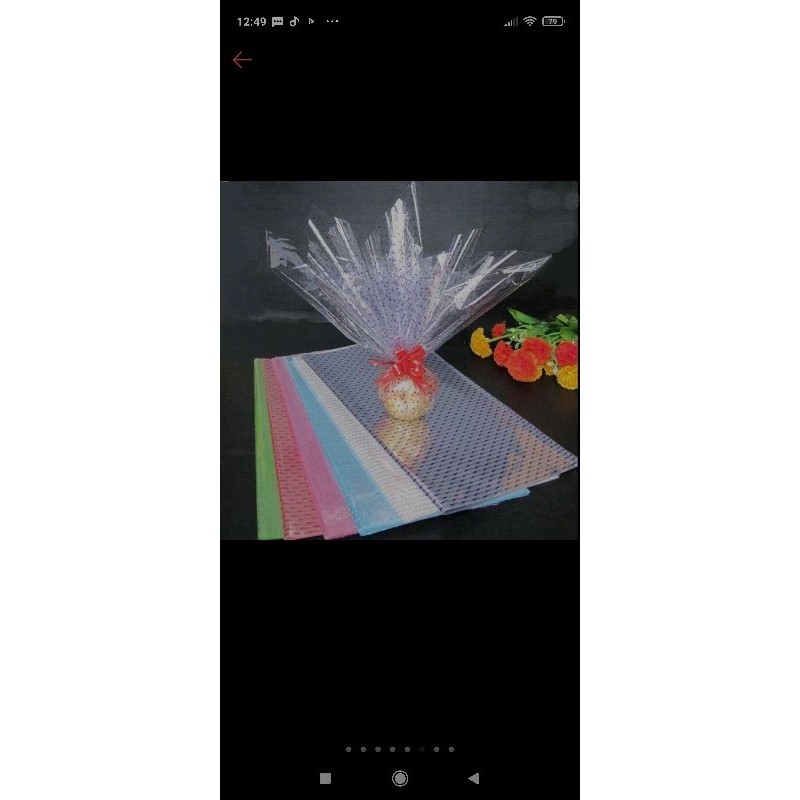 

[TERMURAH] PLASTIK OPP Bungkus Kado Dan Bingkai Parcel Isi 10 Pcs