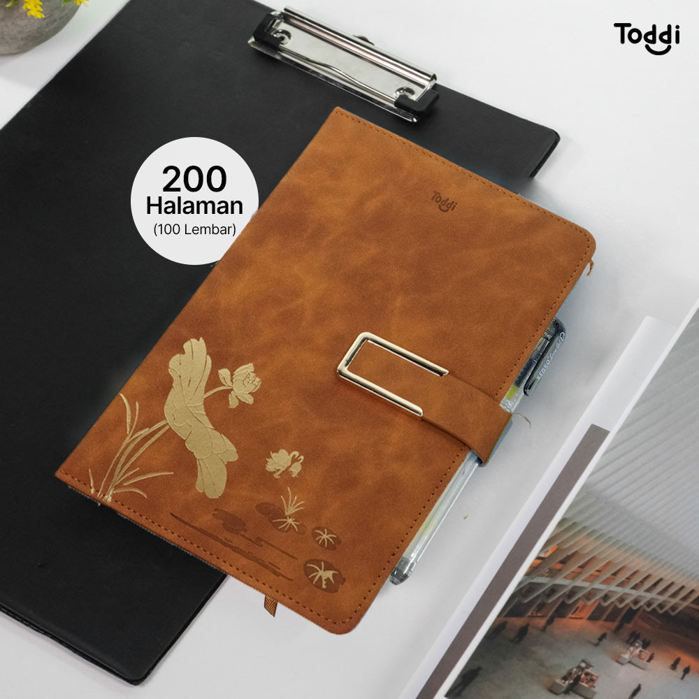 

Buku Jurnal Leather Notebook Diary A5 80GSM 200 Halaman - TD663