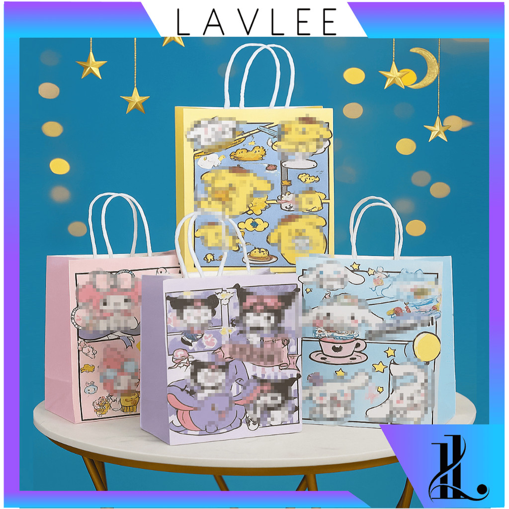 

Lavlee - 6661 Paper Bag Karakter Lucu / Goodie Bag Kartun / Kantong Kertas / Tas Kado Lucu / Paper Bag / Tas Souvenir Ulang Tahun