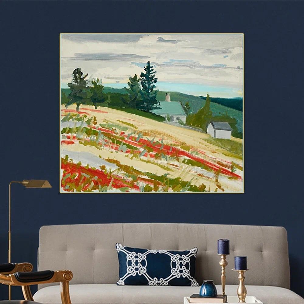 

Landscape, Maine by Alex Katz Canvas Oil Painting Artwork Aesthetic Decorative Picture Poster Wall Hanging Decor Home Decoration