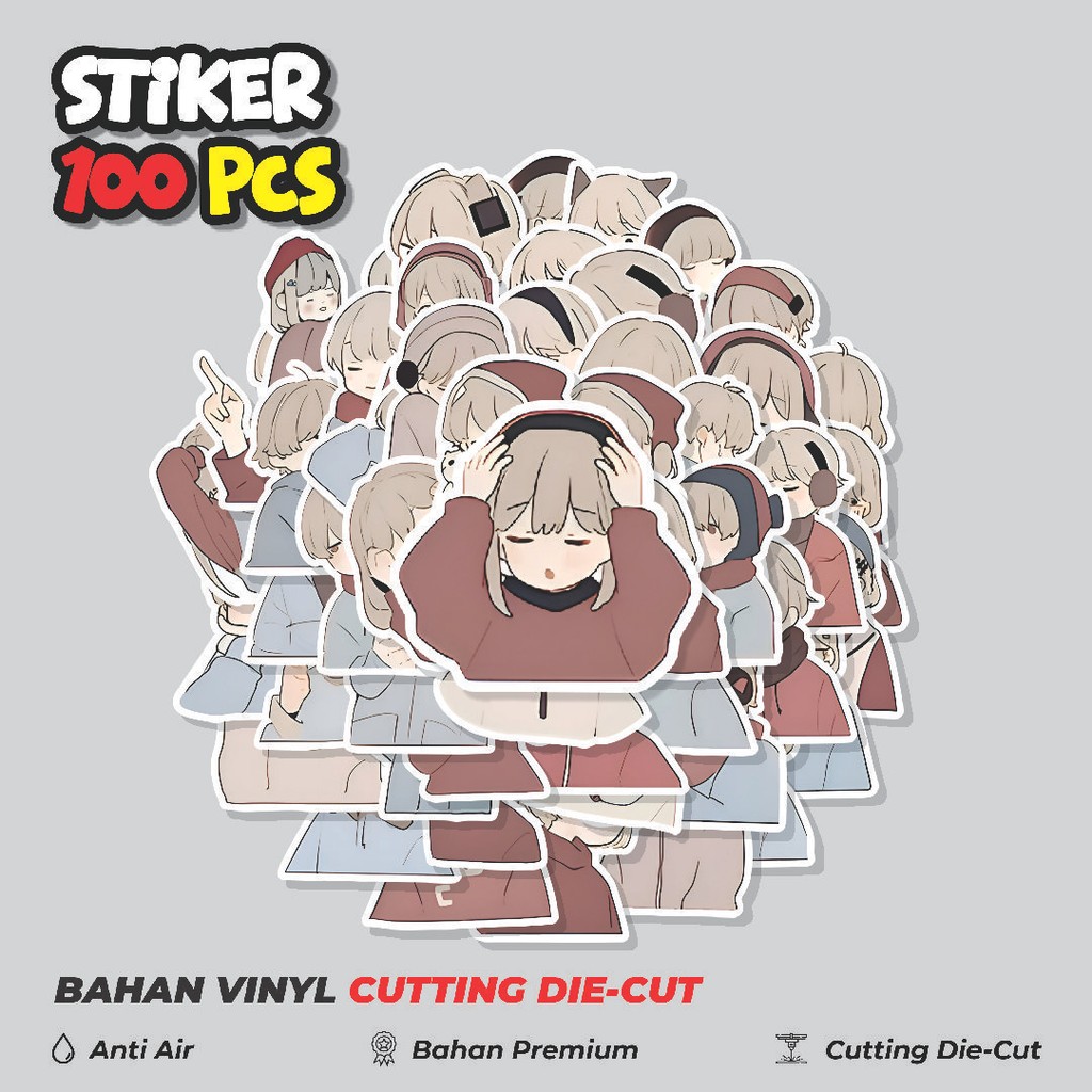 

Terbaru! 50 pcs Stiker Cartoon Couple Costum Dekorasi Lucu Kreatif untuk Notebook, Skateboard, HP