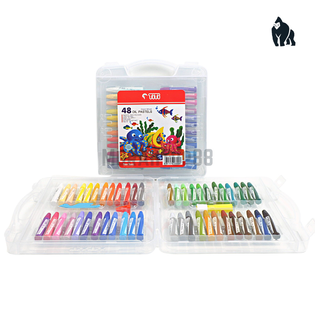 

COD Crayon Titi 48 Warna Oil Pastel / Krayon Mewarnai 48 W [HARGA PER SET]