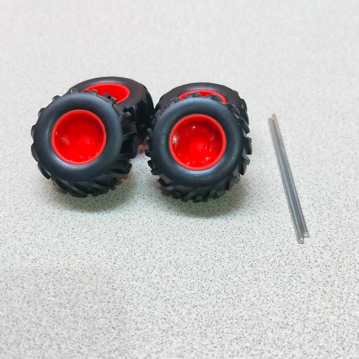 Diorama Diecast ban karet MJ008 Miniatur Skala 64