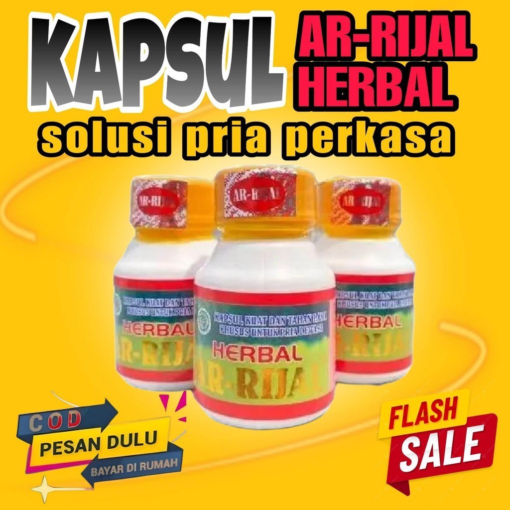 KayuGempol - AR RiJAL- obat kuat ar rijal asli kapsul herbal obat kuat tahan buat lelaki obat lemah 