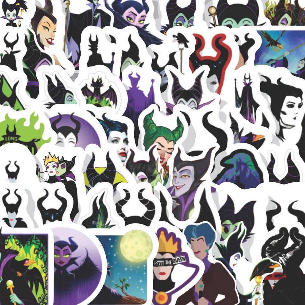 

Stiker Cutting Pack Stiker Kartun Maleficent Isi 100Pcs Series Aesthetic Lucu Keren Untuk Koper Bahan Vynil