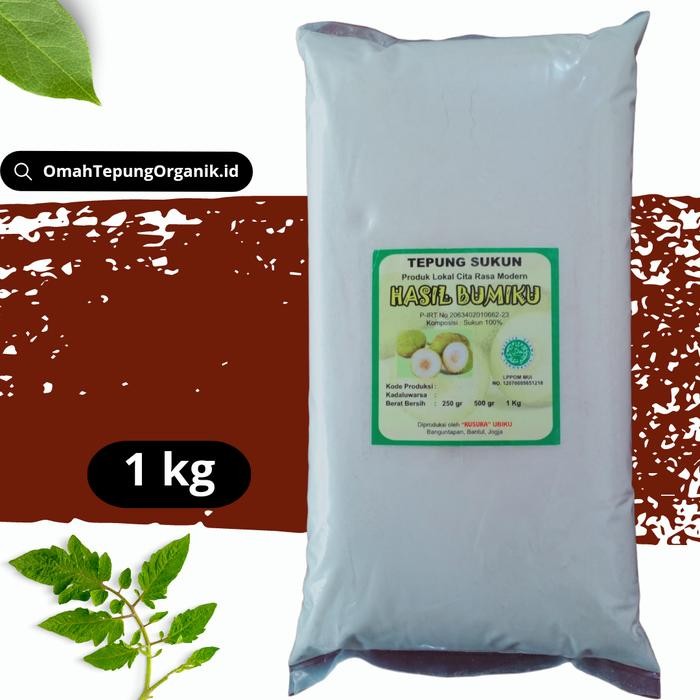 

TEPUNG SUKUN Organik kemasan 1 KG