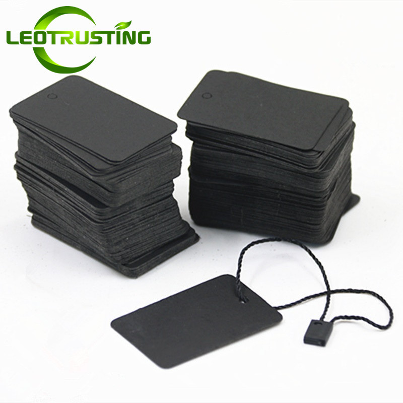 

100PCS 350gsm Black Paper DIY Blank Cardboard Handmade Party Birthday Wedding Gifts Flowers Box Bottles Labels Tags