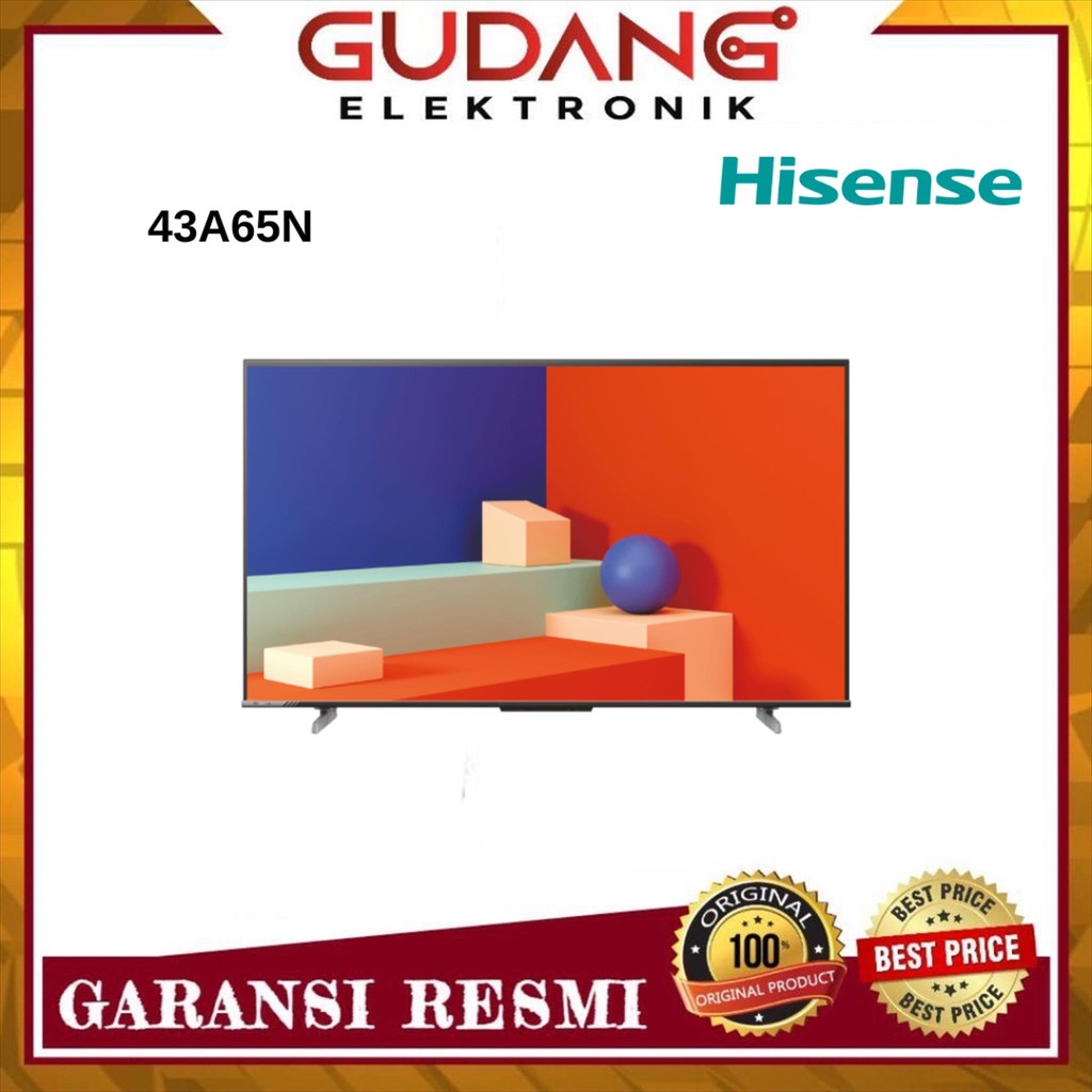LED TV 43 INCH HISENSE 43A65N GOOGLE TV UHD HISENSE 43A65N