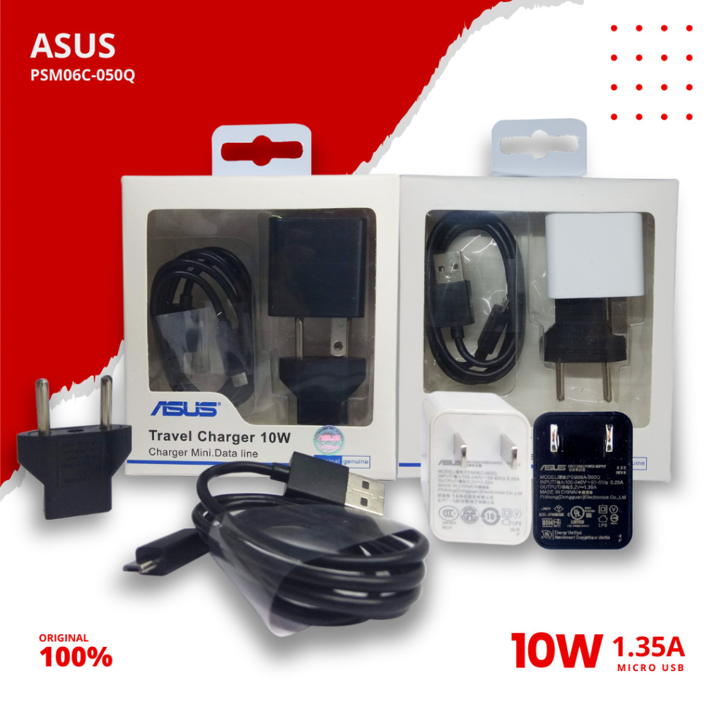Terbaru TRAVEL CHARGER ASUS MICRO USB ORIGINAL 1.35A PSM06C-050Q CHARGER ASUS MICRO USB ORIGINAL