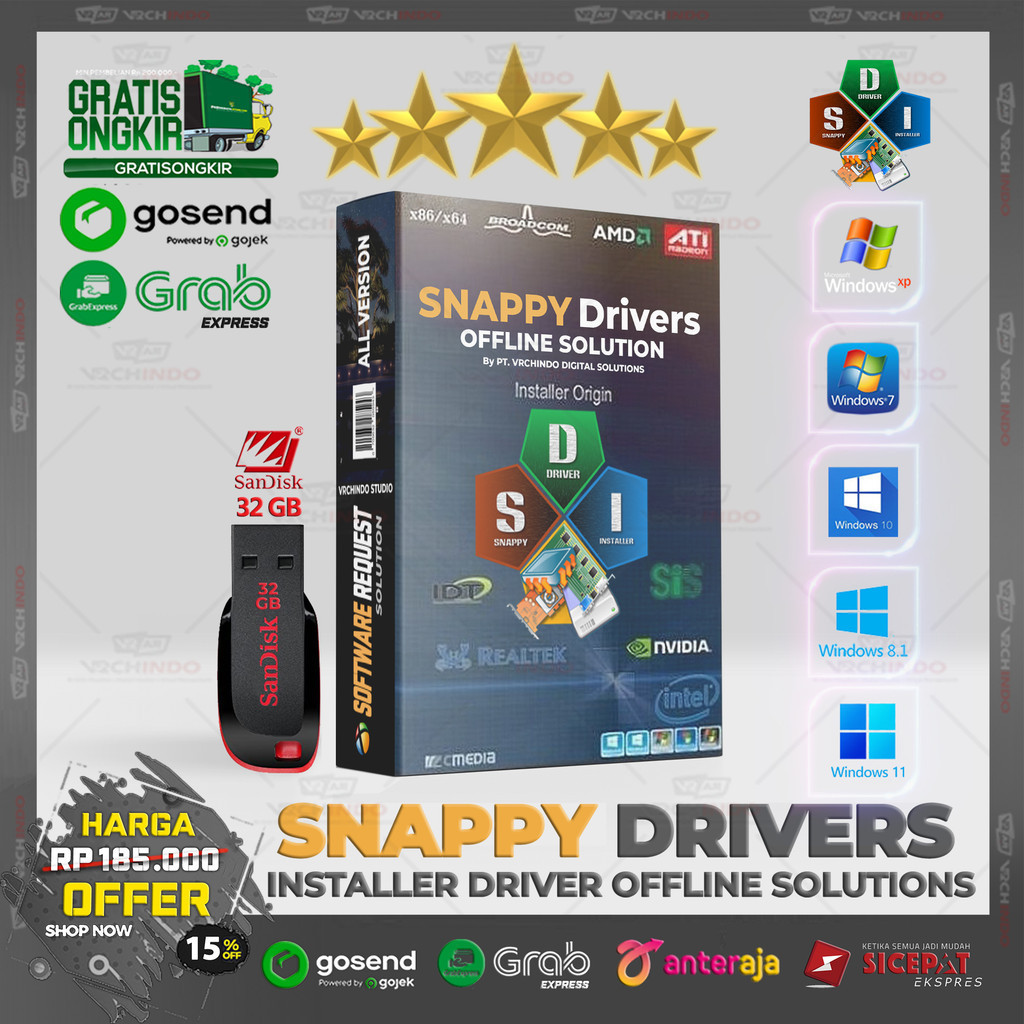 DriverPack Offline Solutions | USB Driver Installer - Driver Pack Untuk Instalasi Driver OS Windows