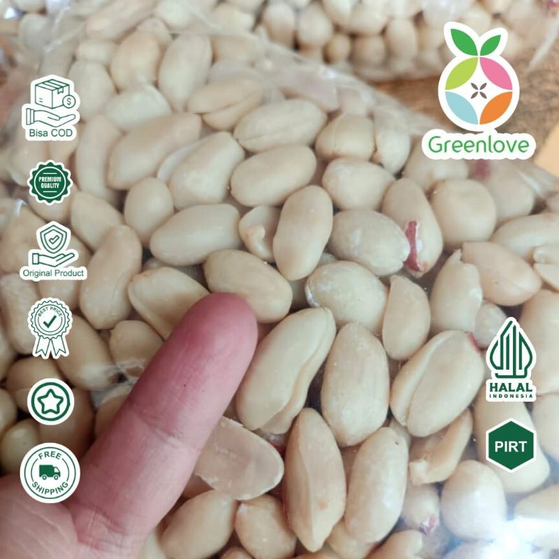 

Kacang jumbo kupas grade A importir termurah seri 25/29 1 kilo bersih slalu baru / termurah kacang / kacang kupas / kacang Thailand