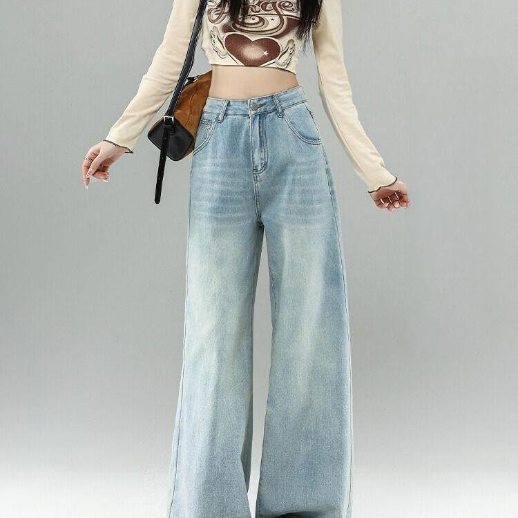 Baggy Pants Jeans Wanita Longgar Highwaist Import Premium Jeans