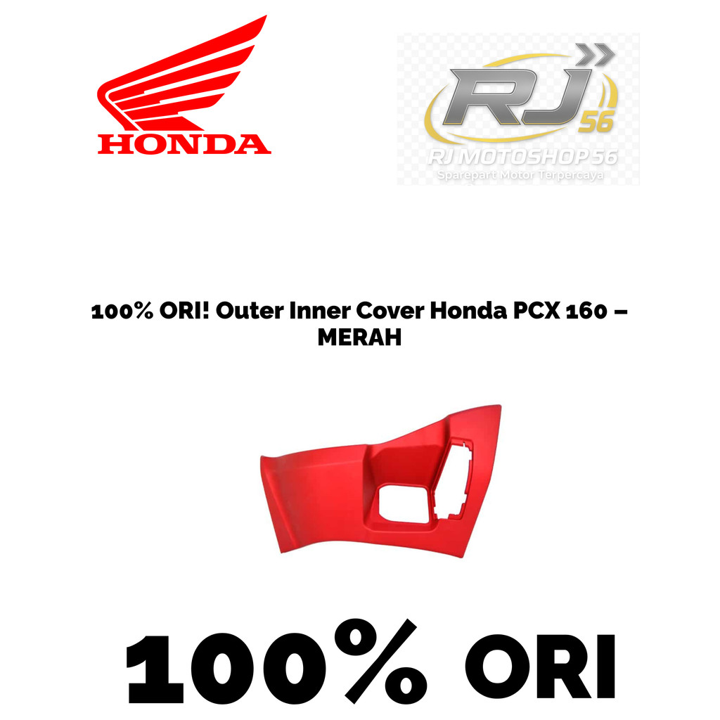 100% ORI Outer Inner Cover Honda PCX 160 – MERAH