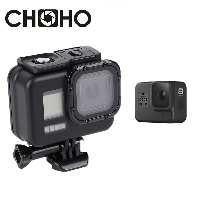 For Gopro 8 Waterproof Housing Case Diving Cover Protective Shell Underwater Black Box For Go Pro He