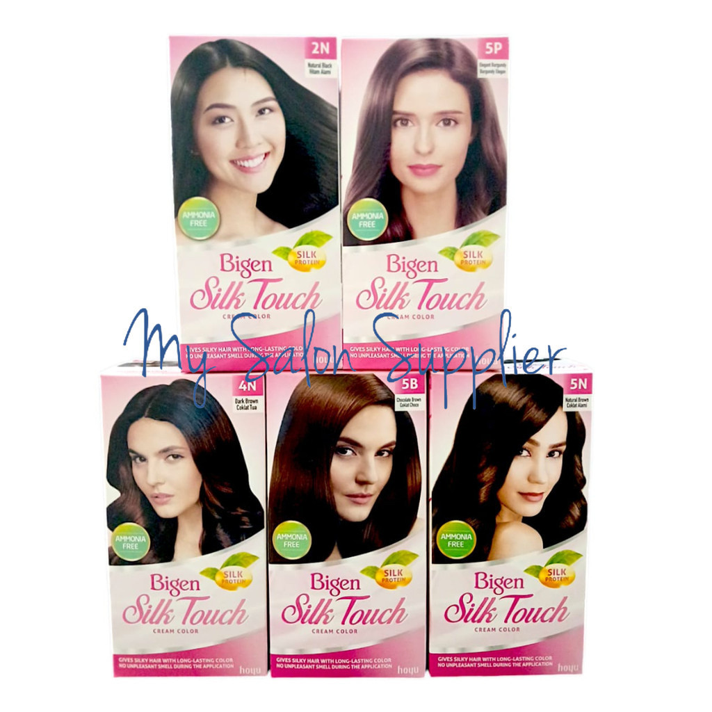 Bigen Silk Touch Cream Color Ammonia Free Cat Rambut (diskon)