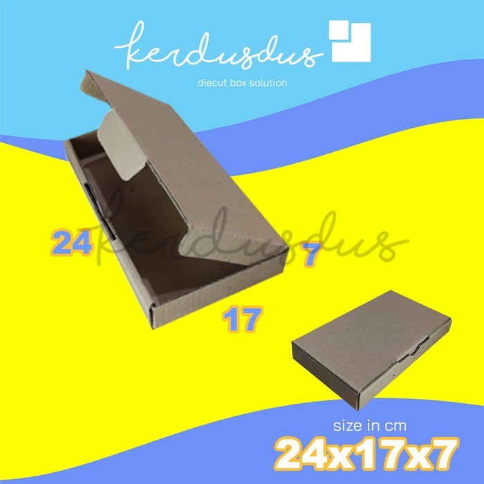 

24x17x7 cm kardus carton box diecut pizza kue packing packaging