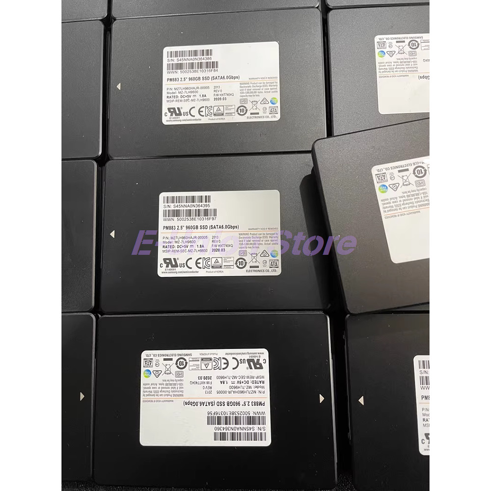 

PM883 For Samsung Enterprise-class Server Solid State Hard Drive MZ7LH960HAJR-00005 960G SSD SATA 2.5