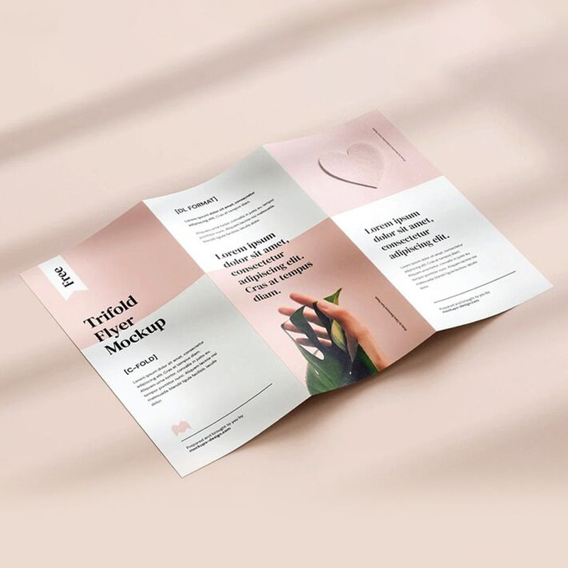 

Customized A4 A5 flyer Fold Commodity Price List Introduction Advertisement 157gms Free Delivery Double-sided Printing Poster