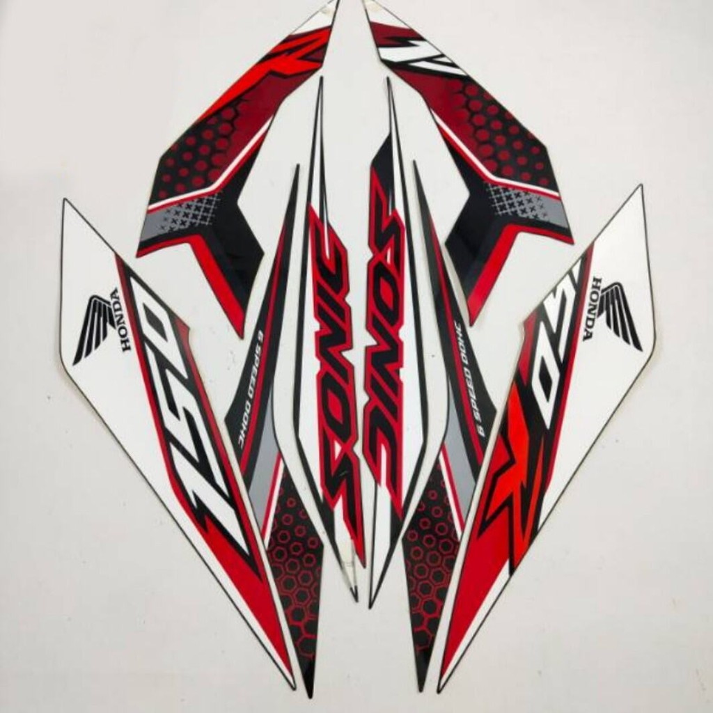 Striping Ori body Honda Sonic 150R 2019 stiker bawaan original bodi honda sonic 150 r