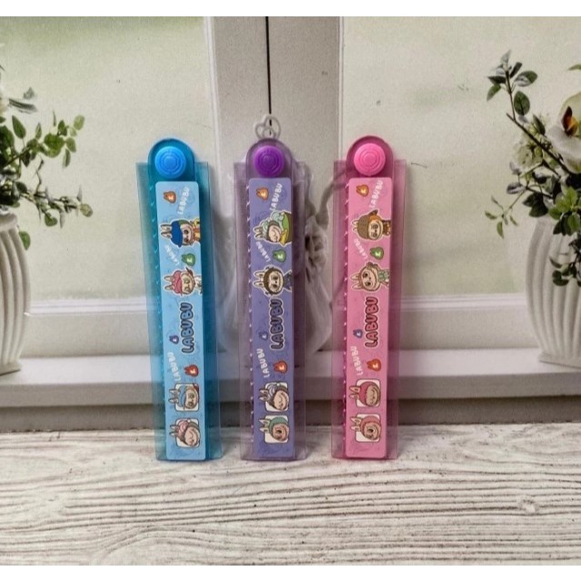 

READY Best Seller Penggaris Lipat 30 Cm Karakter Labubu dan Capybara Alat Tulis Unik Lucu Murah Grosir