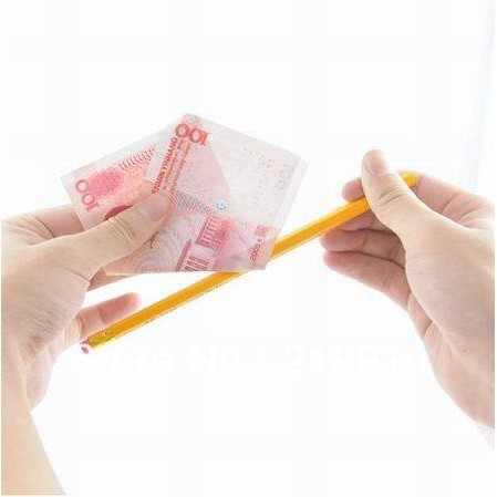 

Free shipping 3 pcs/lot misled pencil through bill -- Magic Tricks