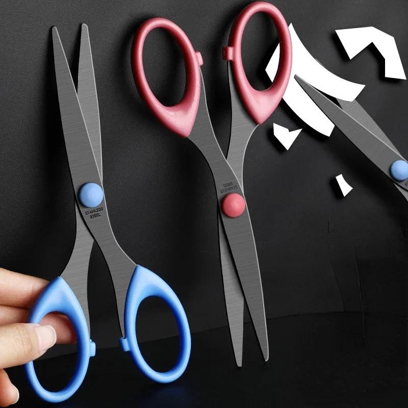 

Black Blade Scissors Household Sharp Handmade Paper Cuttings Scissors Exquisite Office Stationery -ildren's Paper Cuttings