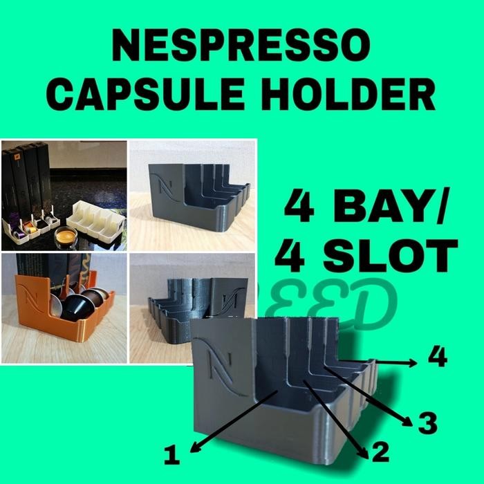 

nespresso capsule dispenser capsule holder 4 bay - TRIANGLE