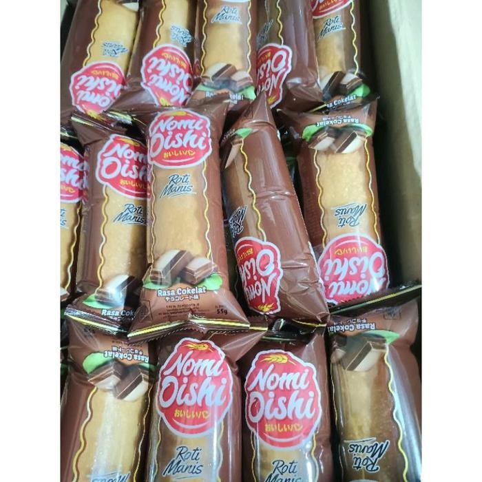 

Oishi roti manis 1 karton : 60 pcs bisa mix varian - Coklat
