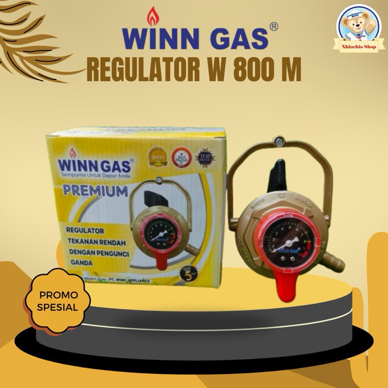 Regulator W 800 m  GOLD PREMIUM LIMITED EDITION. Regulator W 800 m Winn gas GOLD PREMIUM DAN  safety