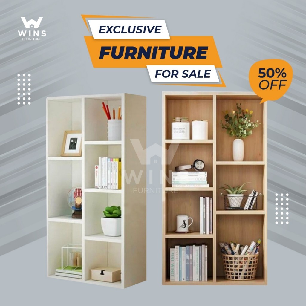 

Wins Rak Kayu Serbaguna / Lemari Pakaian / RSG / Buku / Baju / Make Up / Helm / Dapur / Mainan / Kosmetik / DLL