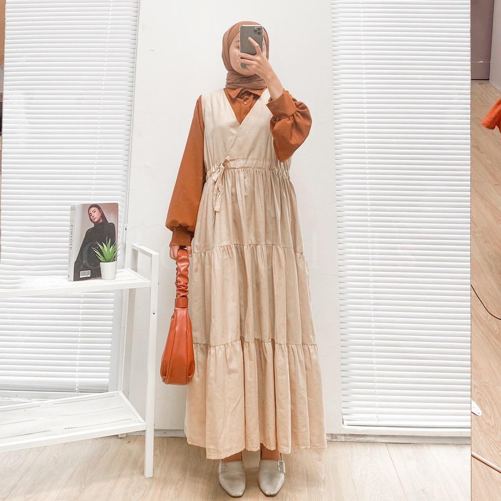 CDCModels Fetta Set Dress 2in1 - Gaun Wanita Dewasa