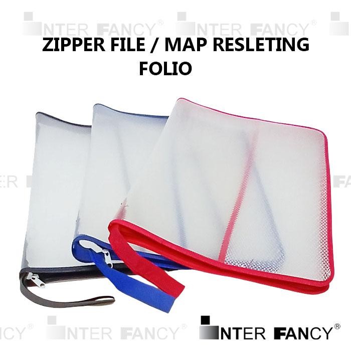 

Map Zipper File Map Plastik Resleting Map Jaring Resleting Bag File Resleting. Ukuran FOLIO