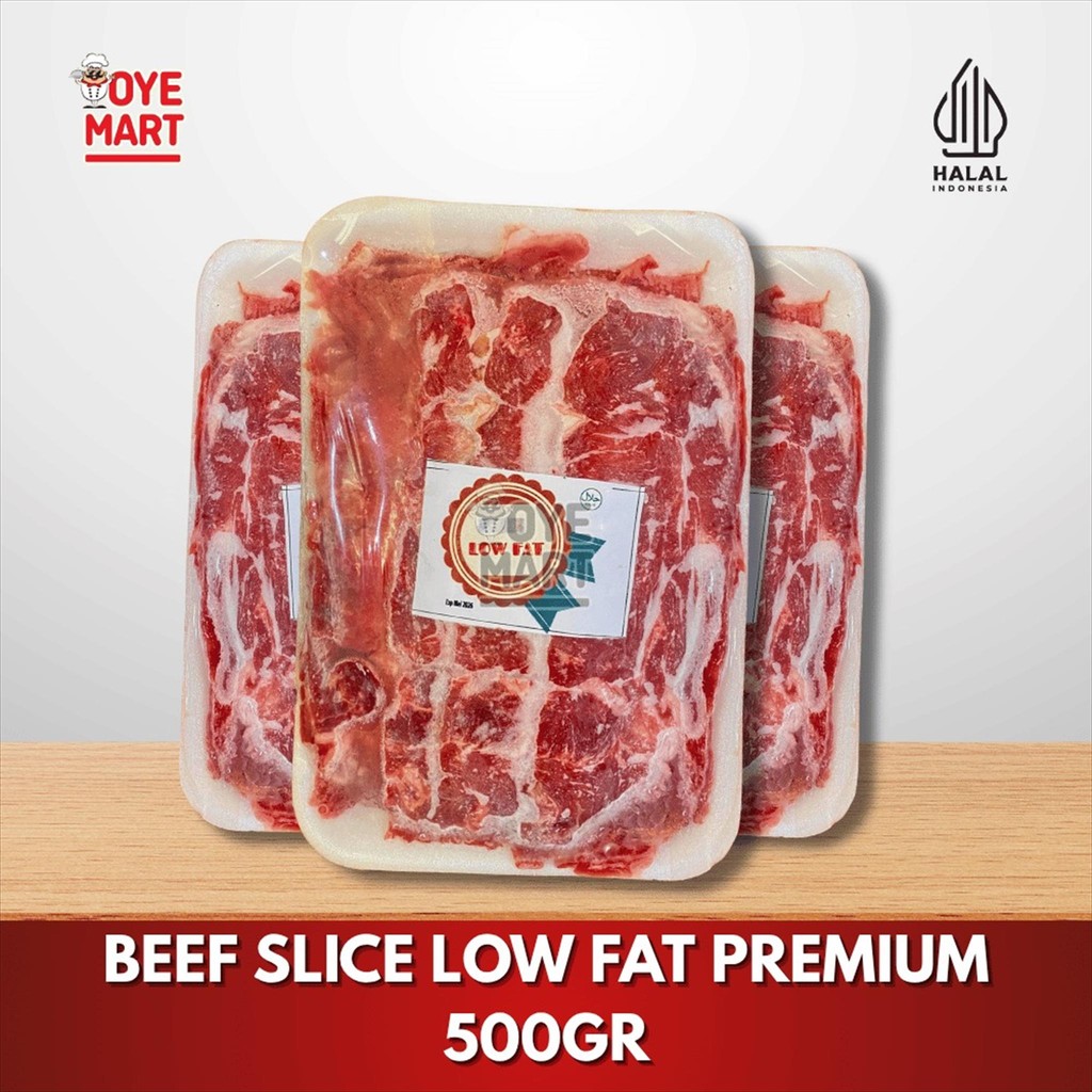

TROY BEEF SLICE LOW FAT PREMIUM 500GR / DAGING RENDAH LEMAK