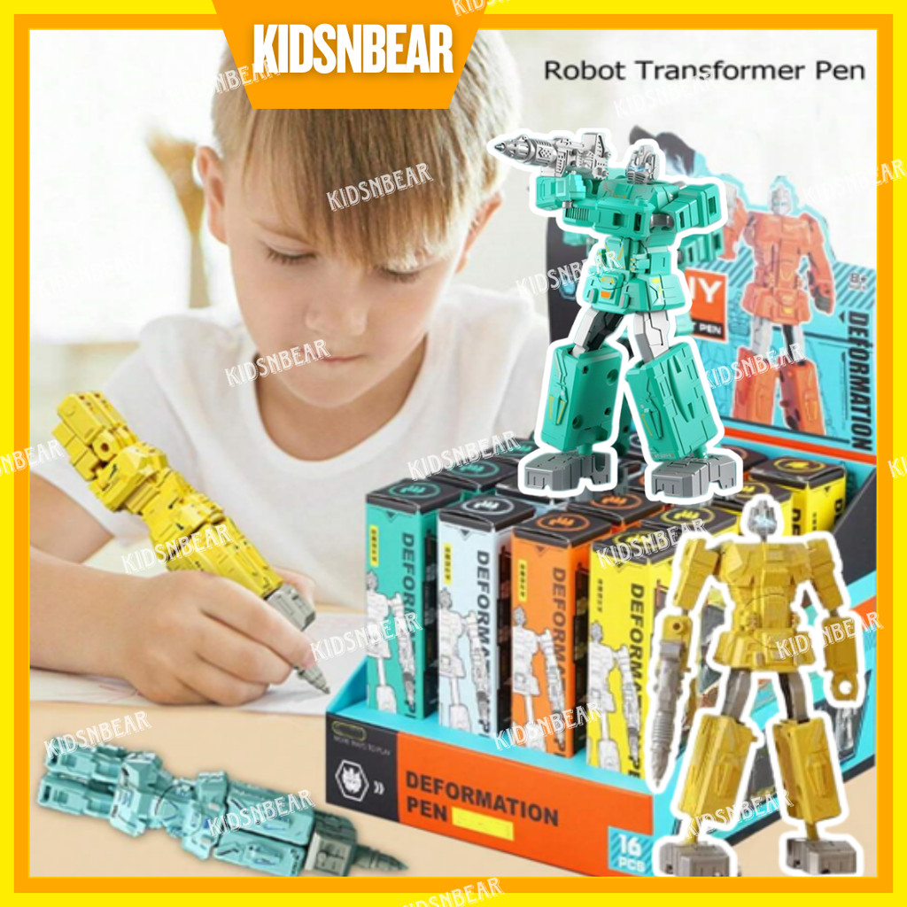 

Pulpen - Pulpen Transformers - Pulpen Robot - Mini Figure Robot - Bolpoin Robot - Pena Ge Tinta Hitam - 320-Robot Pen
