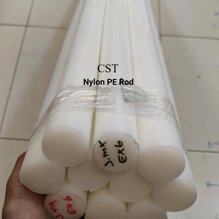 Nylon PE Batangan 40mm x 100cm / Nylon PE Rod Polyethylene