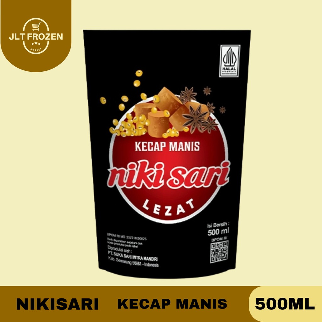 

Nikisari Kecap Manis Pouch 500ML / Nikisari Kecap Manis / Kecap Manis Lezat 500ML