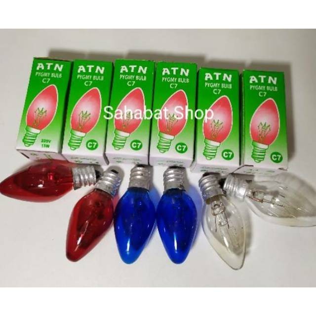 LAMPU Bohlam Cabe Lampu Tidur E12 Kecil$$