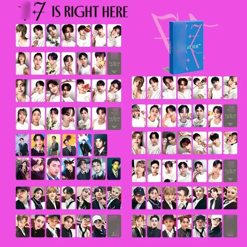 

KPOP Idols WONWOO HOSHI Album SPILL THE FEELS Photocard High Quality Double Sides Printing LOMO Card JOSHUA MINGYU WOOZI DK Gift