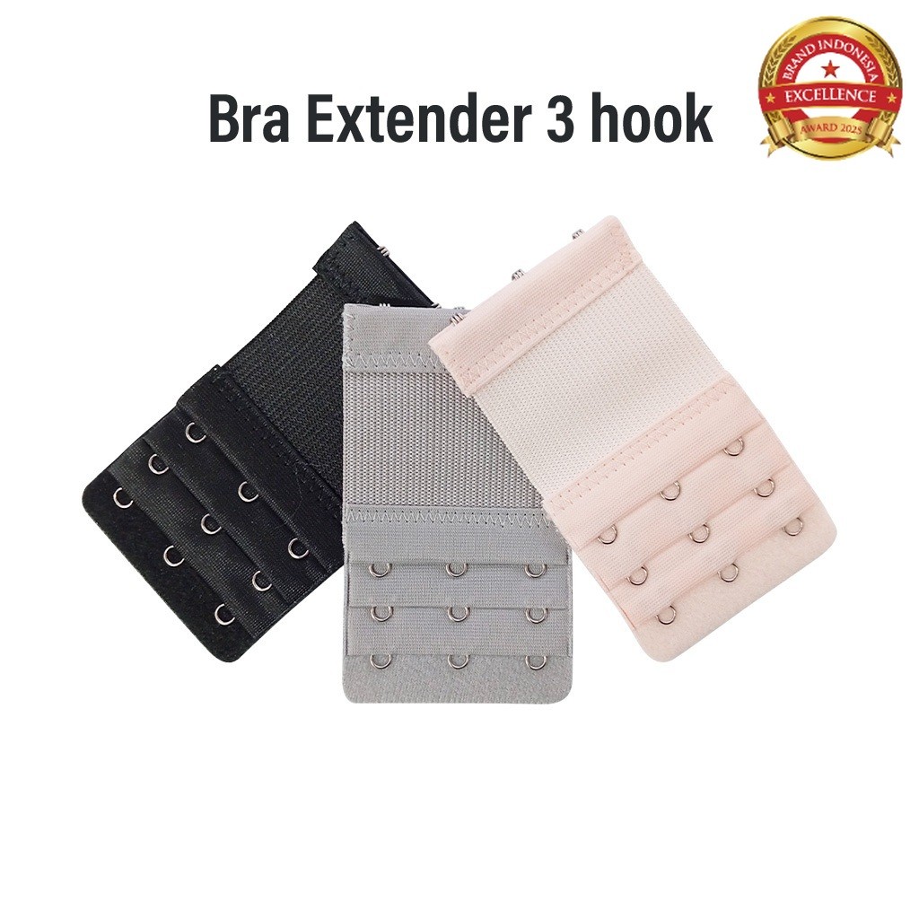 Scelta - Bra Extension Bh Hook Extender Kait 3 Tambahan Sambungan Pengait Hook BRA HOOK-02