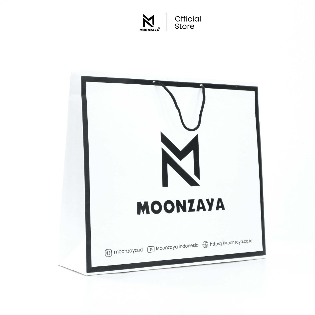 

MOONZAYA - Paper Bag Moonzaya Goodie Bag Putih Tas Kado