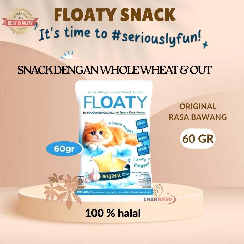 

azmud.shop Floaty Snack Cemilan Ringan Rasa Original 60gr